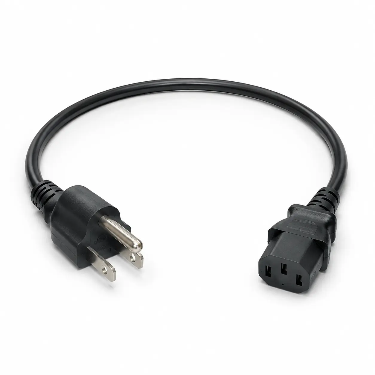5 15P American Three Prong C13 Power Cord (1 of 2)