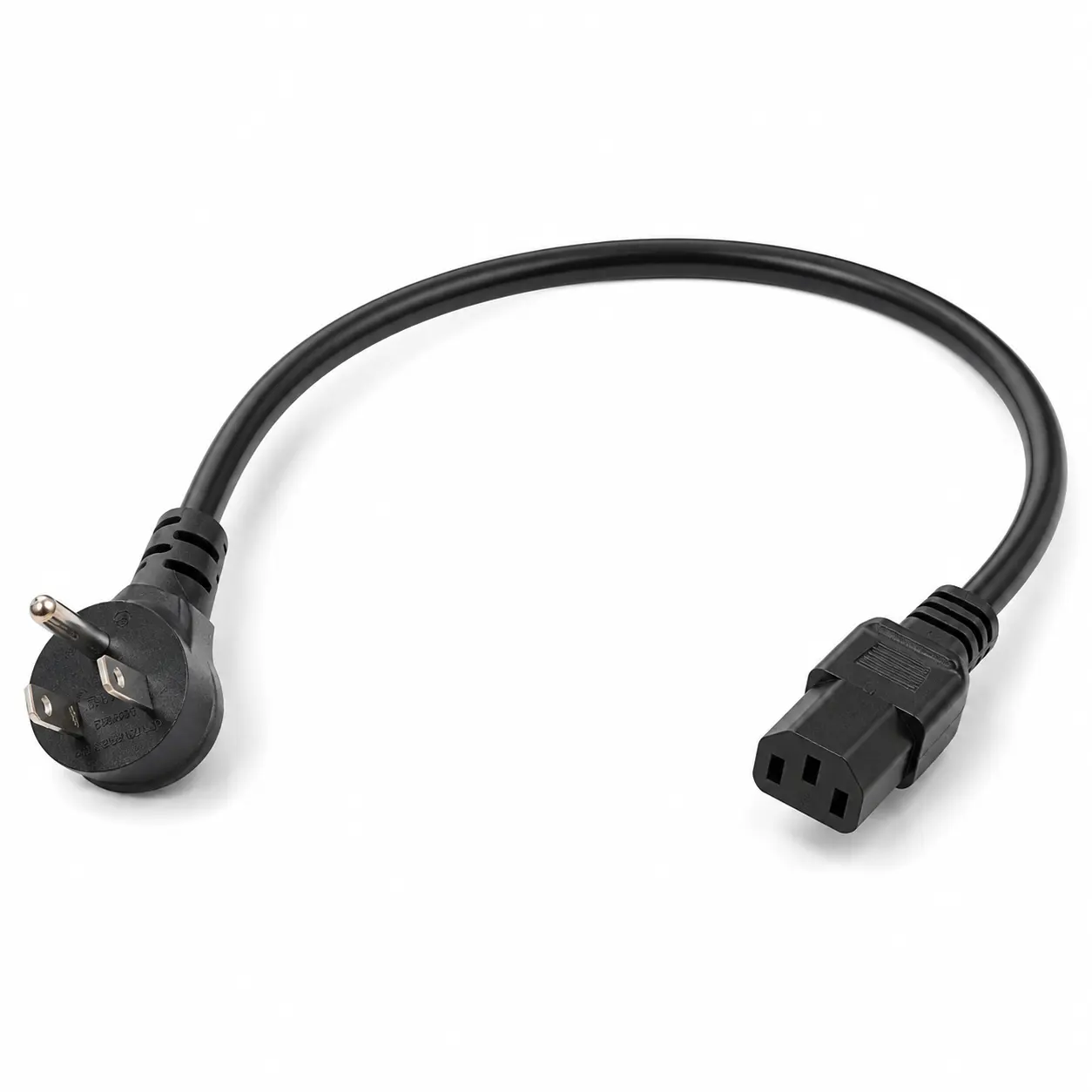 5 15P Angled American Three Prong Power Cord (1 of 2)