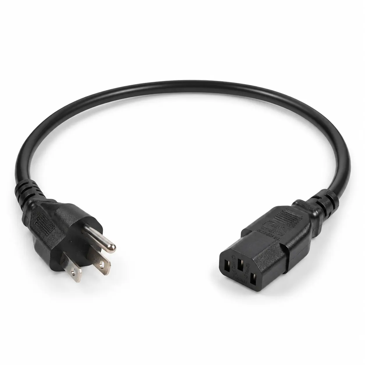 American C13 Male Plug Connector Power Cord (1 of 2)