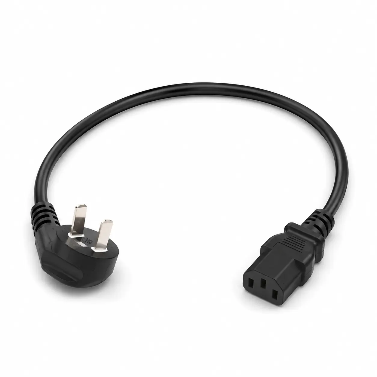 China Standard Three Prong Right Angle Power Cord (1 of 2)