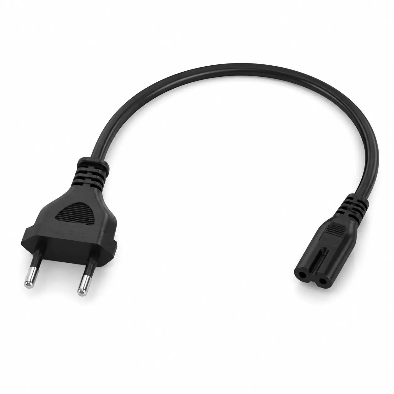 European Two Round Pin Power Cord (1 of 2)