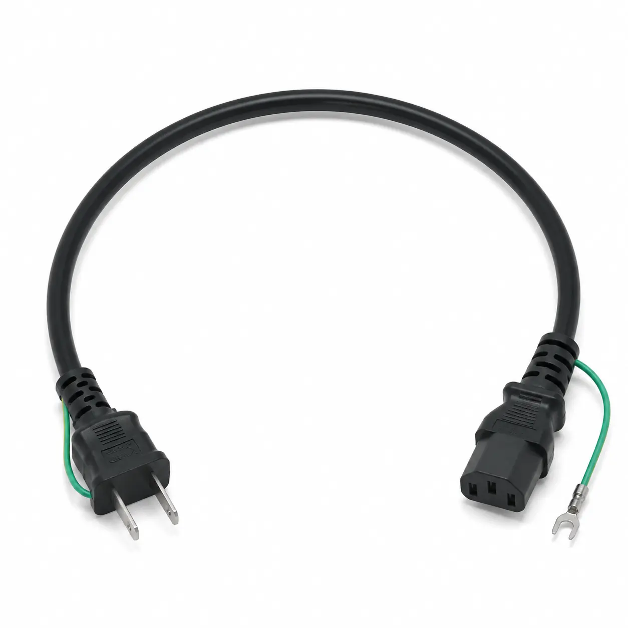 Japan Two Pin With Ground Wire Power Cord (1 of 2)