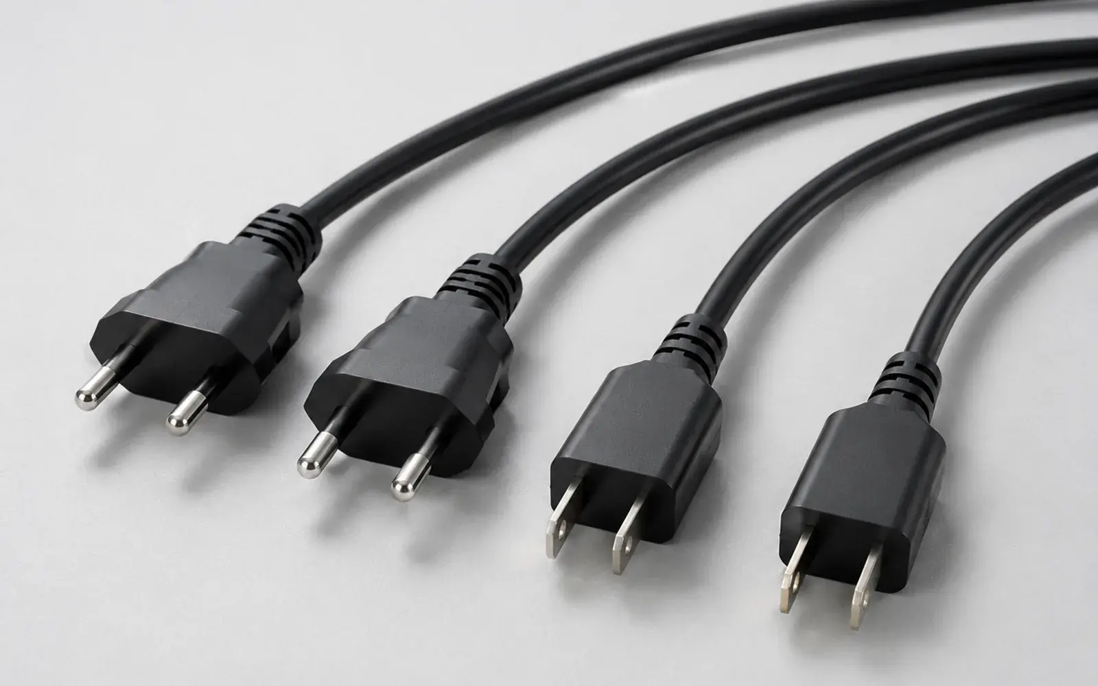 Illustration of power cord and plug products