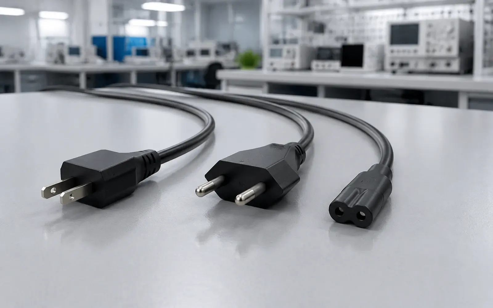 Power cords, plugs, and connection products for different target markets