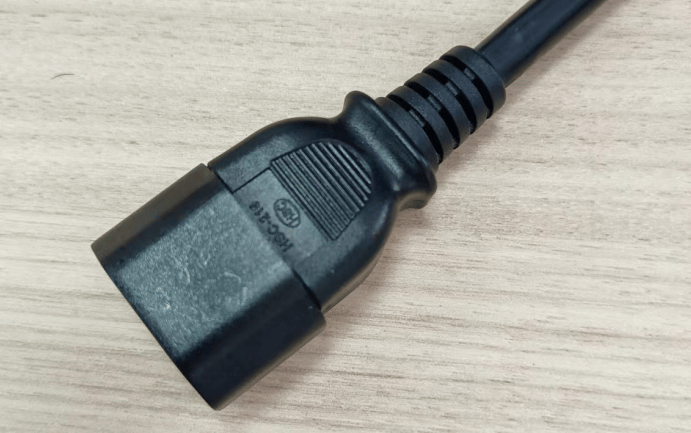 American C13 Male Plug Connector Power Cord